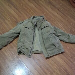 Levi's Beige Sherpa-Lined Jacket